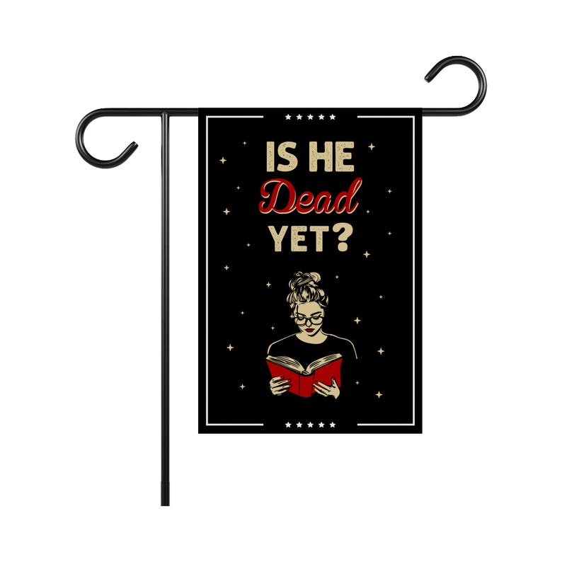 Is He Dead Yet, Are We Great Yet Garden Flag, 12x18 Inch Double Sided, Resist Hate, Anti-Trump Flag, Resist Racism Flag, Resist Fascism Flag