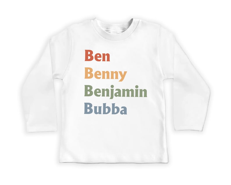 Boy Nickname Baby Shirt, Cute Vintage Baby Clothes