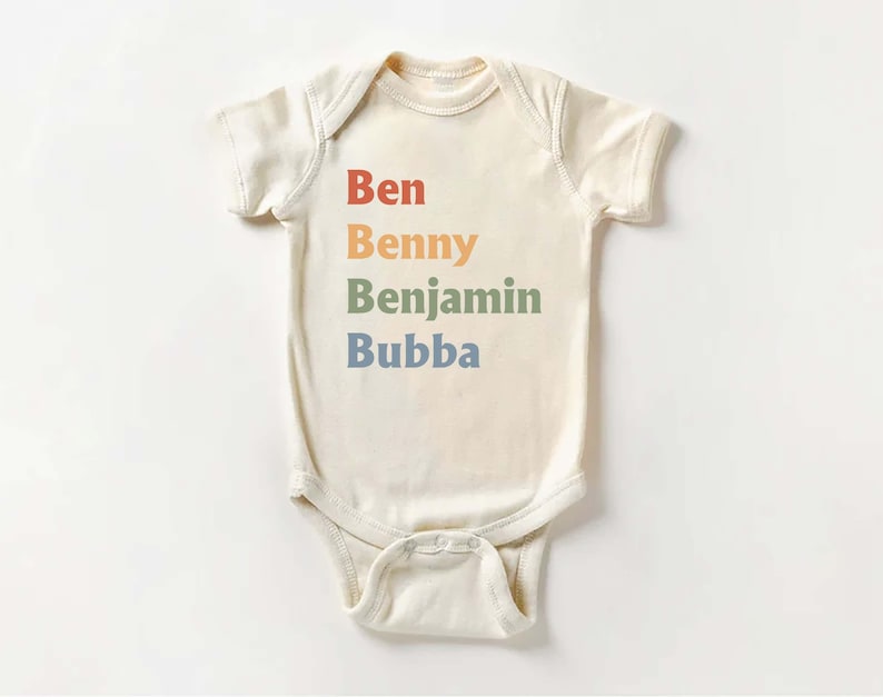 Boy Nickname Baby Shirt, Cute Vintage Baby Clothes