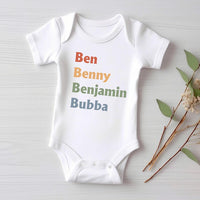 Boy Nickname Baby Shirt, Cute Vintage Baby Clothes