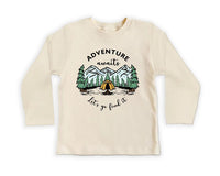 Adventure Awaits Let's Go Find It Baby Bodysuit, Camping Nature Explore Gift