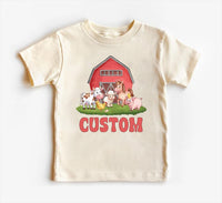Farm Life Baby Sweatshirt, Custom Farm Name Outfit