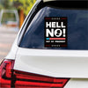 Not My President Vinyl Sticker, Resist Hate Decal, Anti-Trump, Resist Racism Sticker, Resist Fascism Car Bumper Sticker