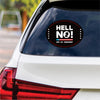 Not My President Vinyl Sticker, Resist Hate Decal, Anti-Trump, Resist Racism Sticker, Resist Fascism Car Bumper Sticker