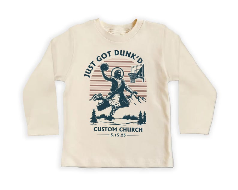 Just Got Dunked Funny Baptism Baby Bodysuit, Baby Shirt, Toddler Sweatshirt - Custom Christening Outfit