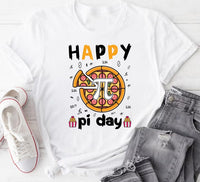 Happy Pi Day Pizza Pie Short Sleeve T-Shirt
