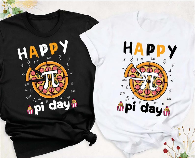 Happy Pi Day Pizza Pie Short Sleeve T-Shirt