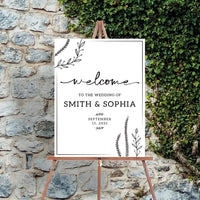Wedding Welcome Sign, Personalized Wedding Sign, Welcome to the Wedding Sign