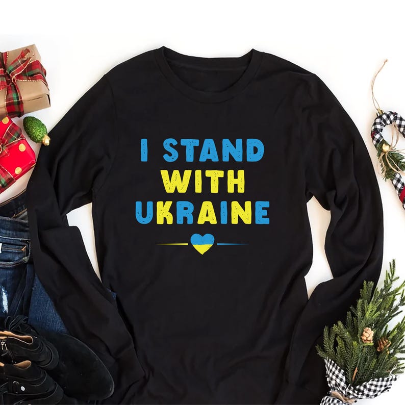 Ukraine Flag Long Sleeve Shirt