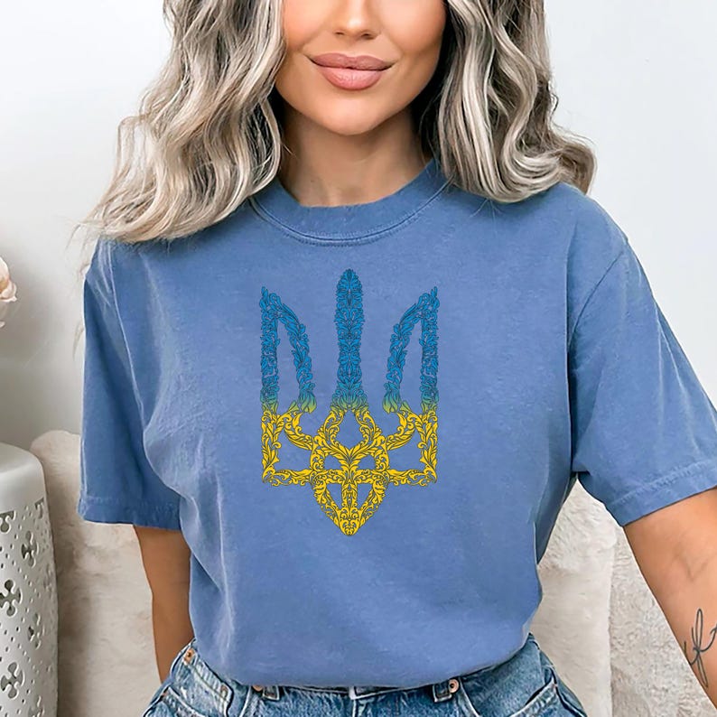 Ukraine Short Sleeve T-Shirt, Ukraine Support Outfit