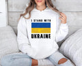 Stand With Ukraine Hoodie, Ukraine Support Outfit