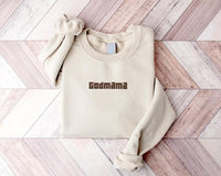 Embroidered Godmama Sweatshirt
