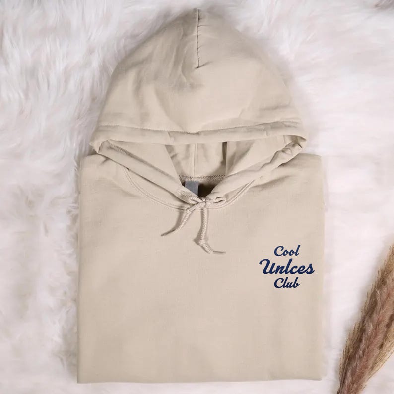 Cool Uncles Club Embroidered Hoodie