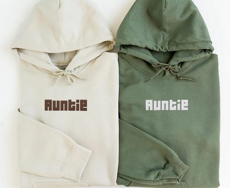 Embroidered Cool Aunts Club Hoodie