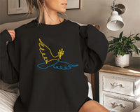 Free Ukraine Sweatshirt, Ukraine Support Outfit
