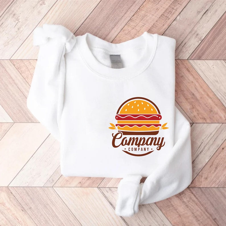 Custom Logo Sweatshirt, Custom Text Gift