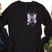 Personalized Labor and Delivery Nurse Long Sleeve Shirt