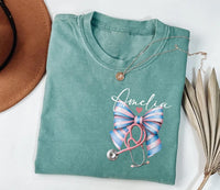 Personalized Labor and Delivery Nurse Short Sleeve T-Shirt