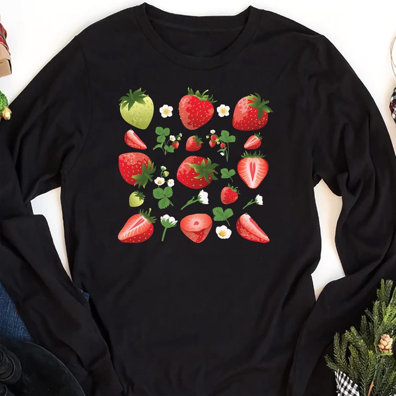Strawberry Long Sleeve Shirt