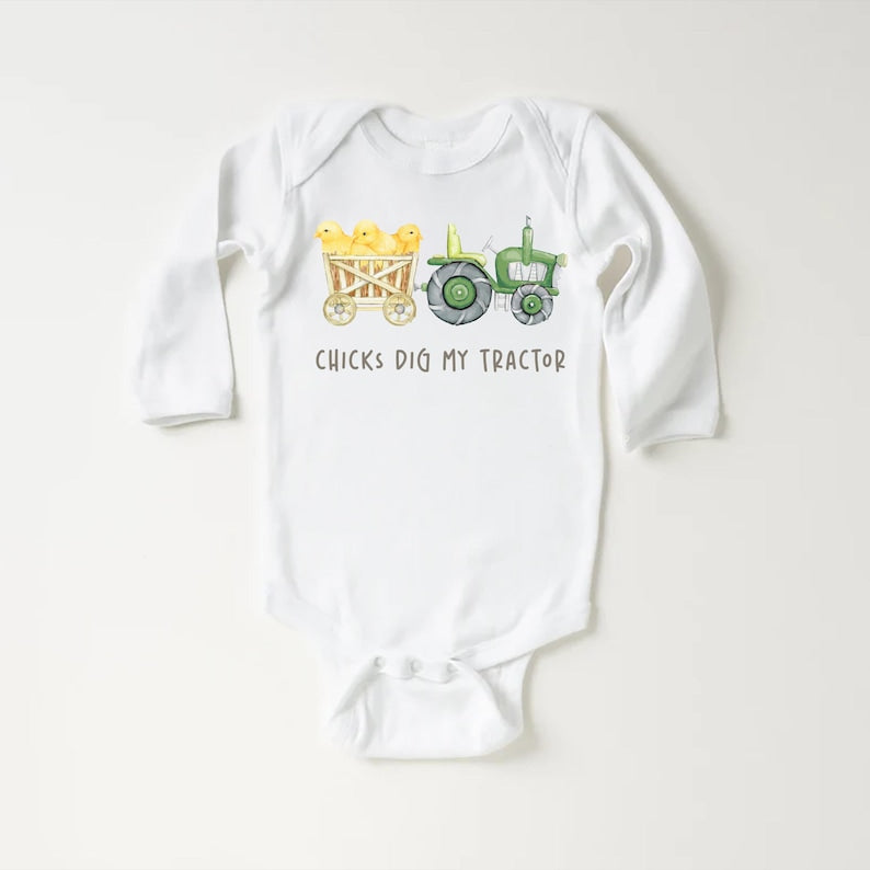 Boys Easter Baby Sweatshirt, Funny Easter Farm Baby Gift for Kids
