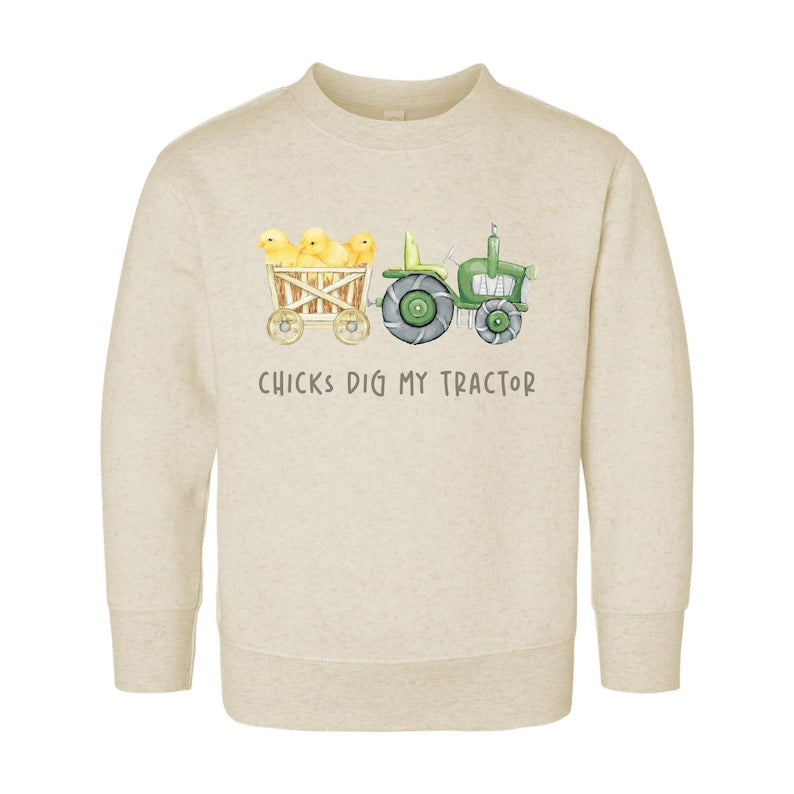 Boys Easter Baby Sweatshirt, Funny Easter Farm Baby Gift for Kids