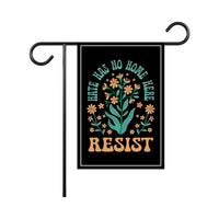 Resist Garden Flag, 12x18 Inch Double Sided, Resist Hate Flag, Anti-Trump, Pro Women's Rights Flag, Resist Racism Flag, Resist Fascism Flag