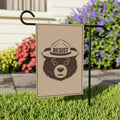 Resist Bear Garden Flag, 12x18 Inch Double Sided, Resist Hate, Anti-Trump, Protect Our National Parks, Resist Racism, Resist Fascism Flag