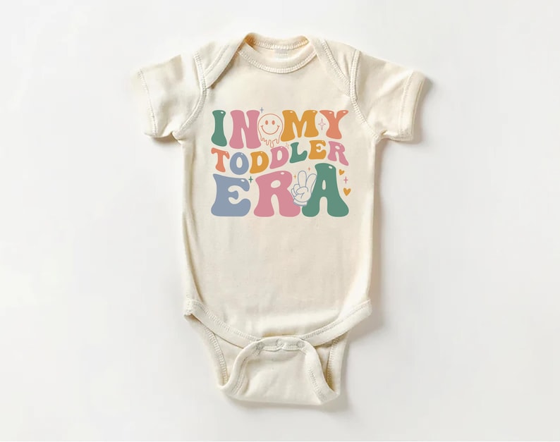 In My Toddler Era Baby Bodysuit, Baby Shirt, Toddler Sweatshirt - Cute Retro Baby Outfit