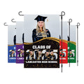 Personalized Graduation Garden Flag with Photo, Double Sided, Custom Name & School, Graduation Decoration 2025 Yard Sign, Class of 2025 Flag