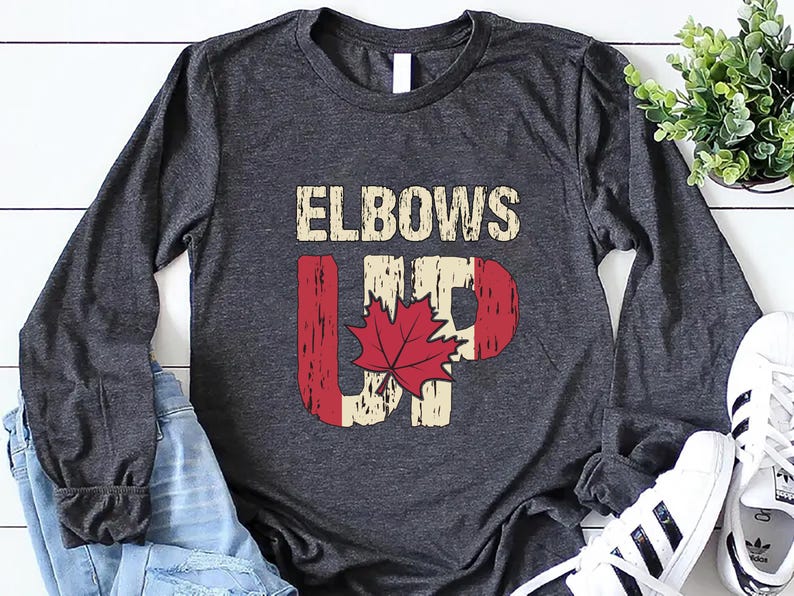 Elbows Up Long Sleeve Shirt, Never the 51st State
