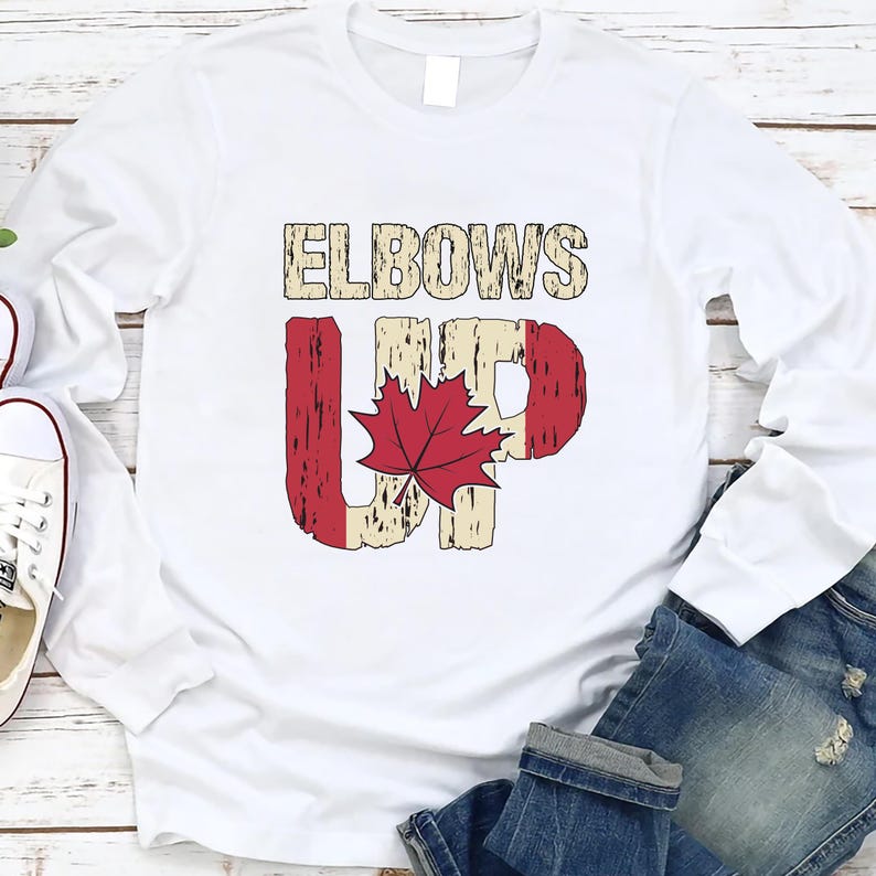 Elbows Up Long Sleeve Shirt, Never the 51st State