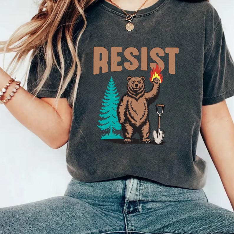 Bear Resist Short Sleeve T-Shirt, Parks Over Profit