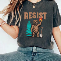 Bear Resist Short Sleeve T-Shirt, Parks Over Profit