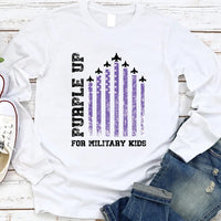 Military Children Awareness Long Sleeve Shirt