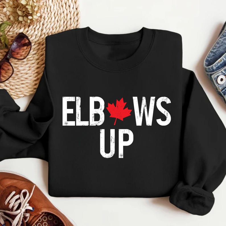 Elbows Up Sweatshirt, Never the 51st State