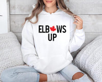 Elbows Up Hoodie, Never the 51st State