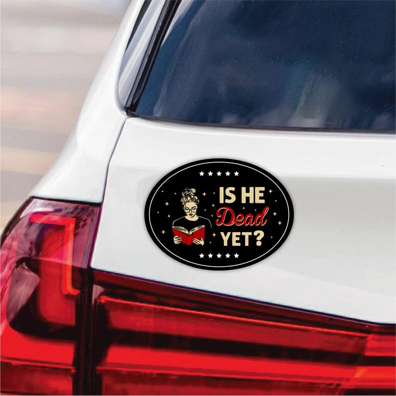 Is He Dead Yet, Are We Great Yet Magnet, Resist Hate Magnet, Anti-Trump, Resist Racism Car Magnet, Resist Fascism Vehicle Magnet