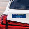 Right Side of History Magnet, Resist Hate Magnet, Anti-Trump, Resist Racism Car Magnet, Resist Fascism Vehicle Magnet