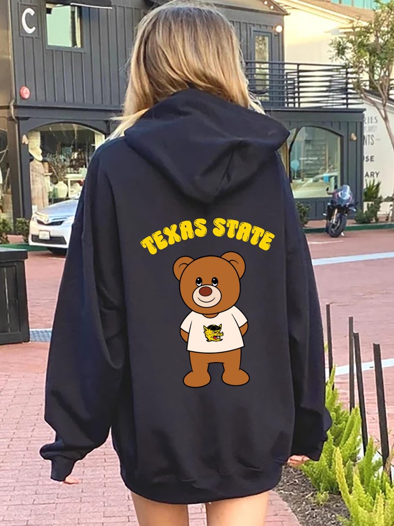 Custom Teddy Bear College Hoodie