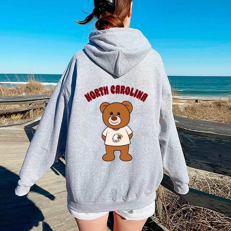 Custom Teddy Bear College Hoodie