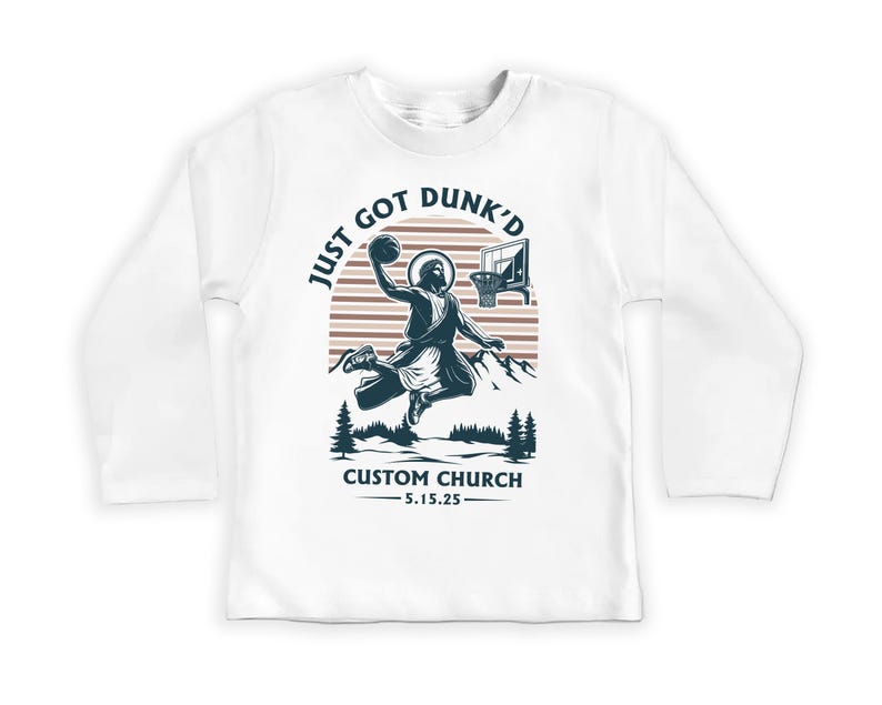 Just Got Dunked Funny Baptism Baby Bodysuit, Baby Shirt, Toddler Sweatshirt - Custom Christening Outfit