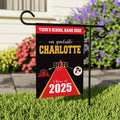 Personalized College Bound Garden Flag, Double Sided Future Graduate Custom Decor, University Bound Yard Sign, Class of 2025 Graduation Flag
