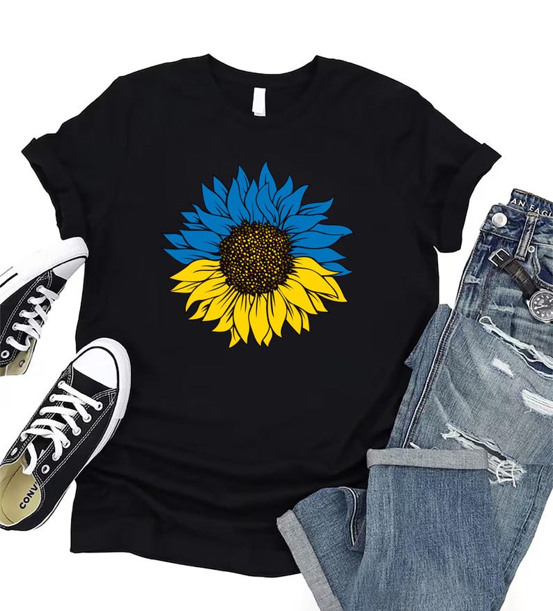 Ukraine Flag Short Sleeve T-Shirt