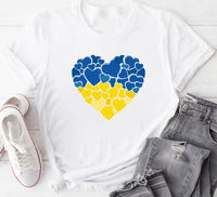 Ukraine Flag Short Sleeve T-Shirt