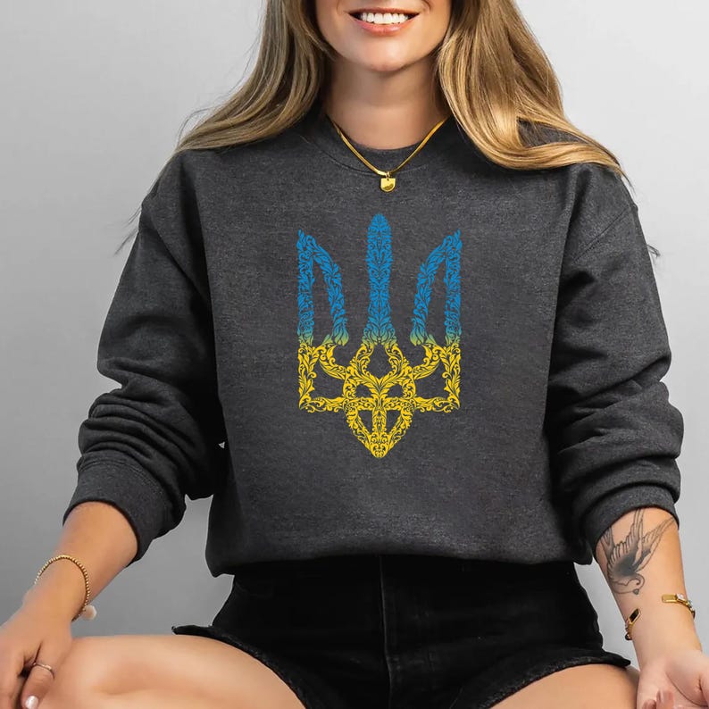 Ukraine Sweatshirt, Ukraine Support Outfit