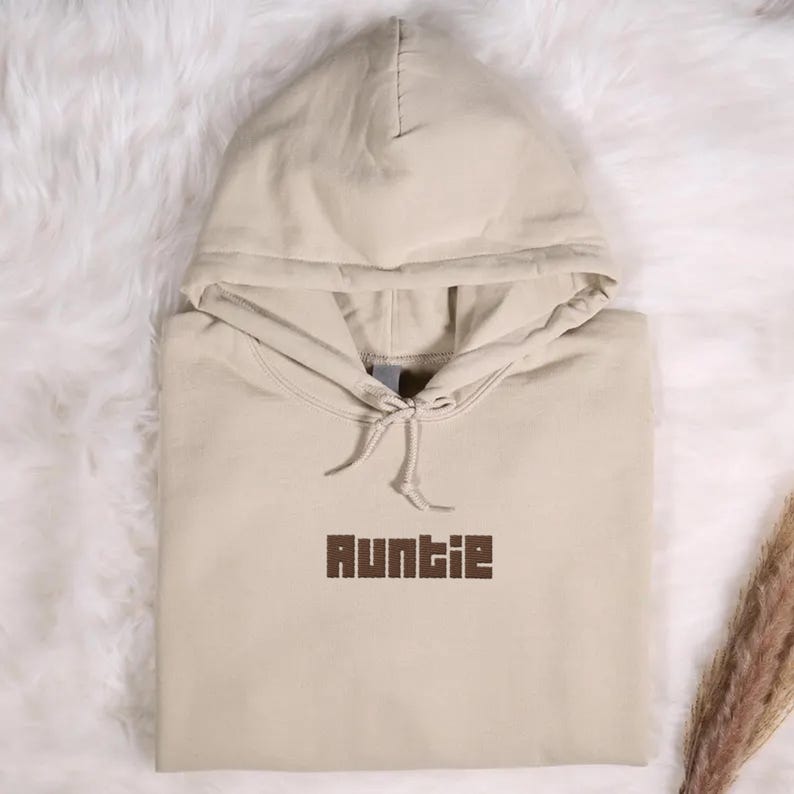 Embroidered Cool Aunts Club Hoodie