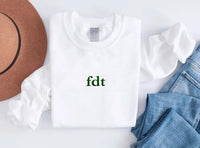 Embroidered Subtle Anti-Trump Sweatshirt