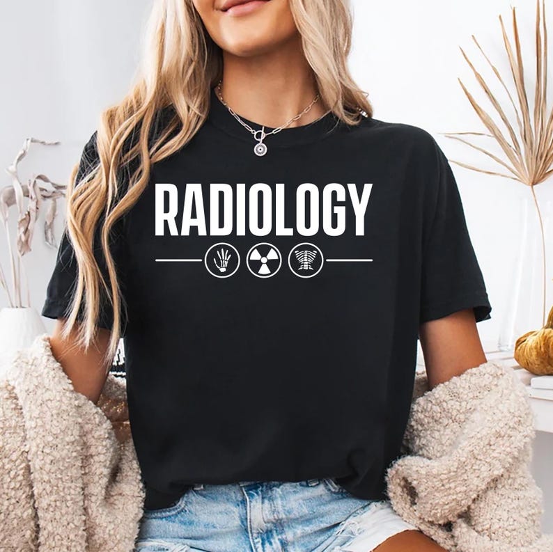 Radiology Short Sleeve T-Shirt, Medical Imaging Gift