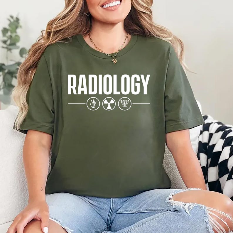 Radiology Short Sleeve T-Shirt, Medical Imaging Gift