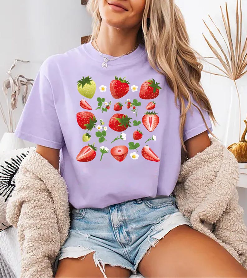 Strawberry Short Sleeve T-Shirt